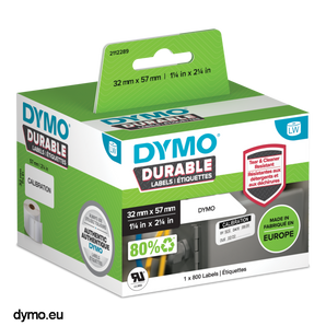 Dymo Durable Labels, 57 x 32 mm