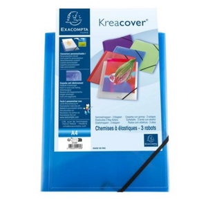 Exacompta · Panorama · Elastikmappur · A4 · PP · 5-pak