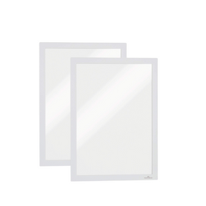DURAFRAME® A4 · Sjálvklebrandi info-ramma · Hvít · 2 stk