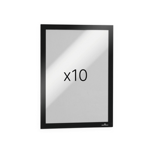 DURAFRAME® A4 · Sjálvklebrandi info-ramma · Svart · 10 stk