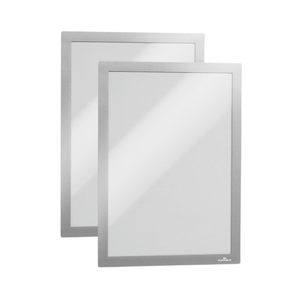 DURAFRAME® A4 · Sjálvklebrandi info-ramma · Silvur · 2 stk