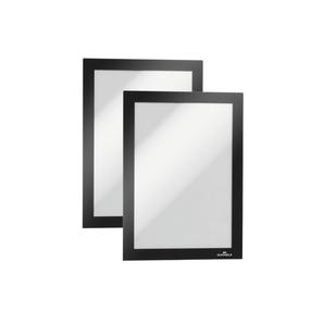 DURAFRAME® A5 · Sjálvklebrandi info-ramma · A5 · Svart · 2 stk