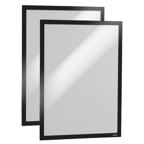 DURAFRAME® A3 · Sjálvklebrandi info-ramma · Svart · 2 stk
