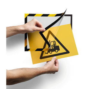 DURAFRAME® SECURITY A4 · Sjálvklebrandi info-ramma · 2 stk