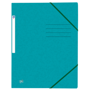 Elastikmappa · A4 · Aqua · Oxford