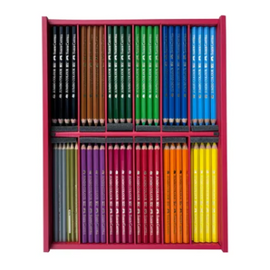 Litblýantar · Jumbo · Faber-Castell · 156 stk · trækassi