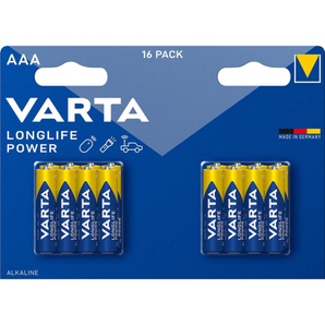 AAA Battarí · Varta · 16-pack