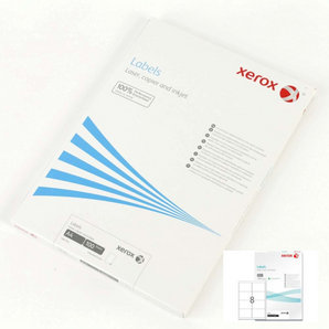 Xerox · Etikettur á A4 · 1stk/ark · 100 ørk