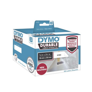 Dymo Durable · 19mm x 64mm · 900stk