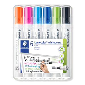 Staedtler · Lumocolor · Whiteboard markarir · 6 stk · 2mm