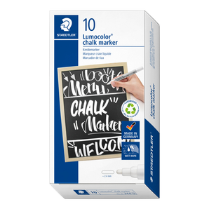 Staedtler lumocolor · chalk marker 344 · Hvítt