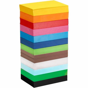 A4 karton 180 gr. - 1200 ark 12 ass. farver