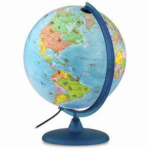 Globus Gipsy Blå 30cm m/lys