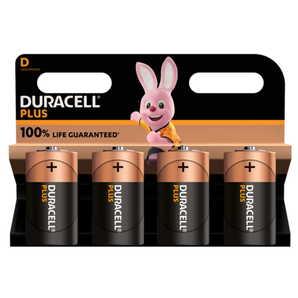 Duracell Plus D 4-pack
