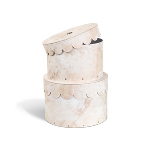 Bigso Wilma ·  Eskjur ·  Marble Beige · Sett við 2 stk