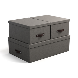 Bigso Inge · Eskjur · Grey · Sett við 3 stk